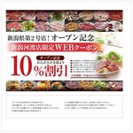 焼肉キング 新潟松崎河渡店のクーポン券