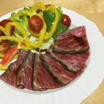 たわら屋の希少部位ザブトンのローストビーフ400グラムを通販しました!